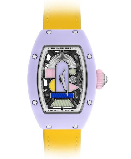 Richard Mille RM 07-01 Automatic Coloured Ceramics Lavender Replica Watch RM 07-01